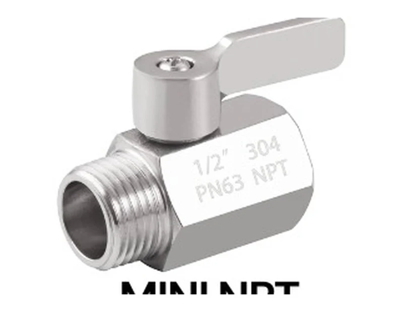 Mini NPT Ball Valve product visual | Bhawani Steel India