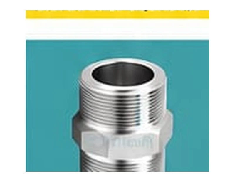 SS Hex Nipple Equal product visual | Bhawani Steel India