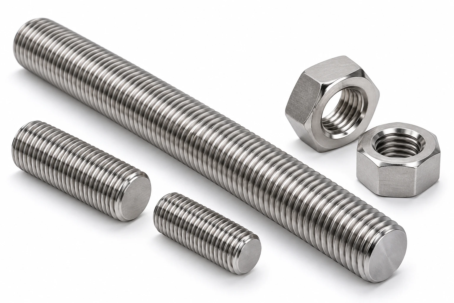 Stainless Steel Threaded Stud product visual | Bhawani Steel India