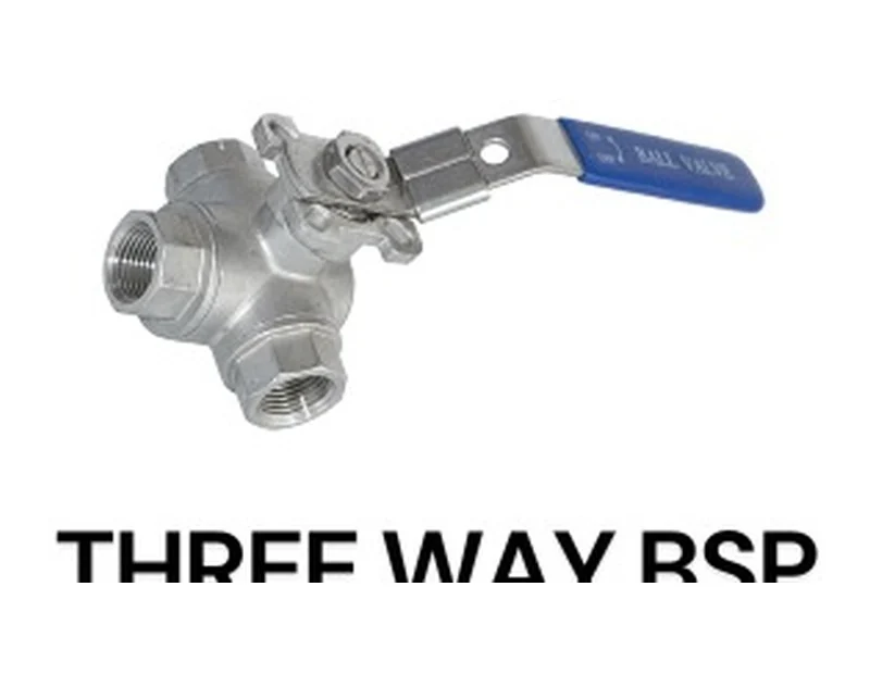 Three-Way BSP Ball Valve product visual | Bhawani Steel India