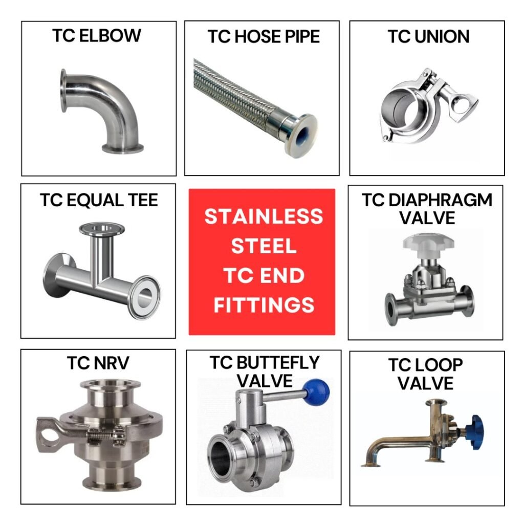 Stainless Steel TC END Fittings | Bhawani Steel India | Steel Supplier | Alloy Supplier | Hardware Supplier