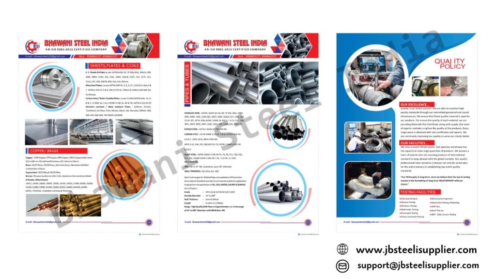 Best Stainless Pipe Suppliers in Mumbai | SS Pipe Supplier | Bhawani Steel India