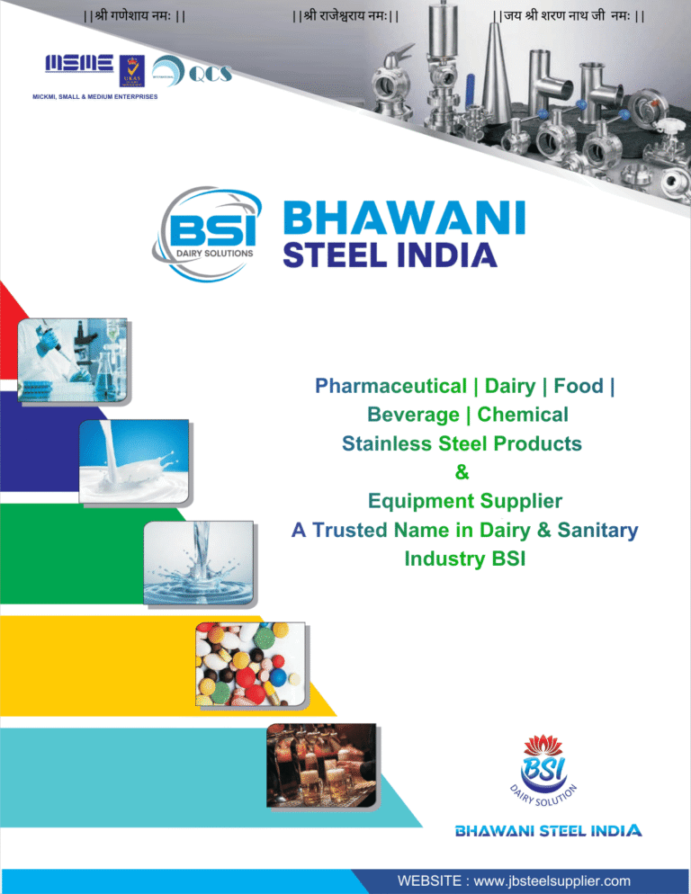 Bhawani Steel India – A Trusted Name in Stainless Steel Dairy & Pharma Solutions